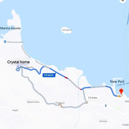 Crystal Near Corfu Σπίτι διακοπών *